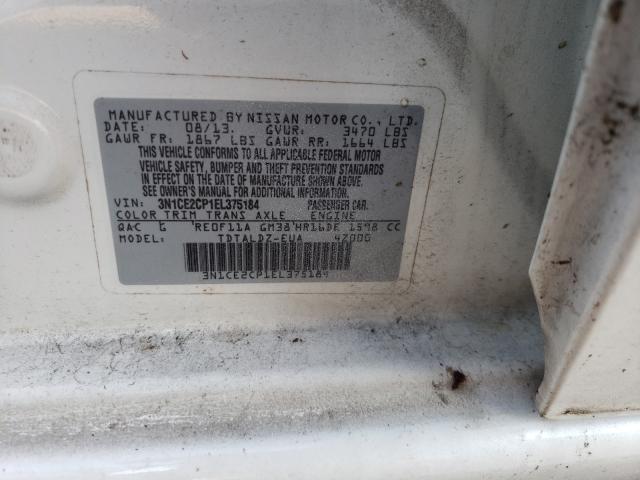 Photo 9 VIN: 3N1CE2CP1EL375184 - NISSAN VERSA NOTE 