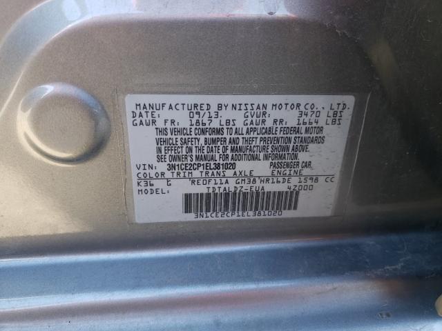 Photo 9 VIN: 3N1CE2CP1EL381020 - NISSAN VERSA NOTE 