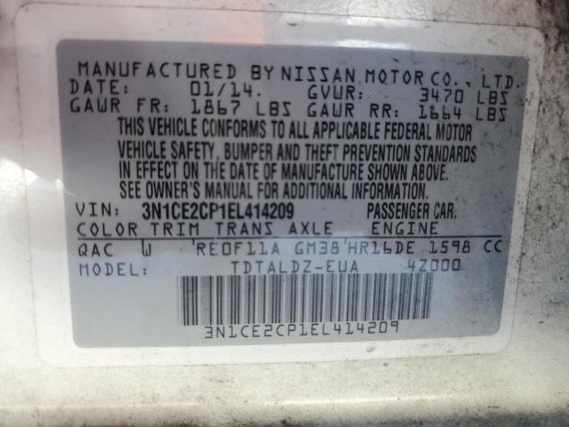 Photo 13 VIN: 3N1CE2CP1EL414209 - NISSAN VERSA 