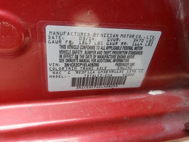 Photo 9 VIN: 3N1CE2CP1EL428255 - NISSAN VERSA NOTE 