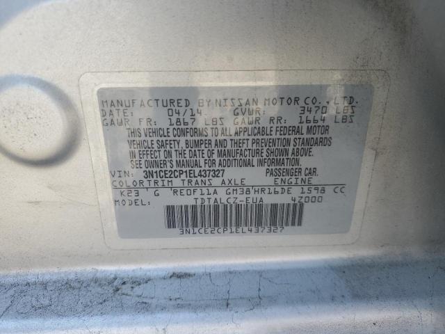 Photo 11 VIN: 3N1CE2CP1EL437327 - NISSAN VERSA NOTE 