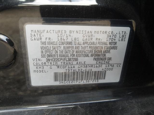 Photo 9 VIN: 3N1CE2CP1FL387255 - NISSAN VERSA NOTE 