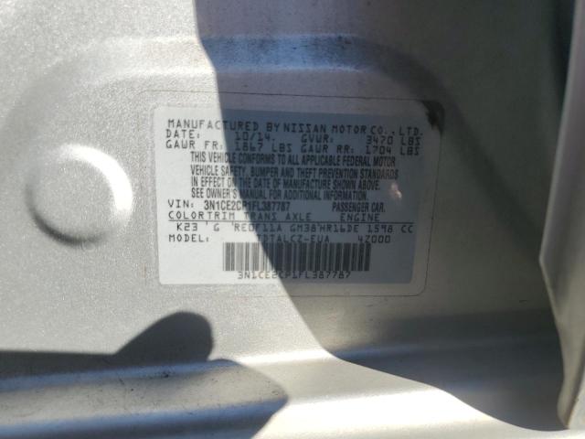 Photo 12 VIN: 3N1CE2CP1FL387787 - NISSAN VERSA NOTE 