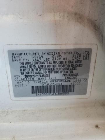 Photo 11 VIN: 3N1CE2CP1FL388003 - NISSAN VERSA 