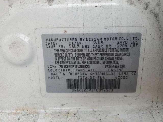 Photo 11 VIN: 3N1CE2CP1FL396523 - NISSAN VERSA 