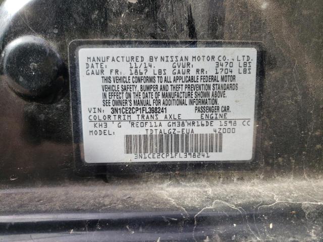 Photo 11 VIN: 3N1CE2CP1FL398241 - NISSAN VERSA 