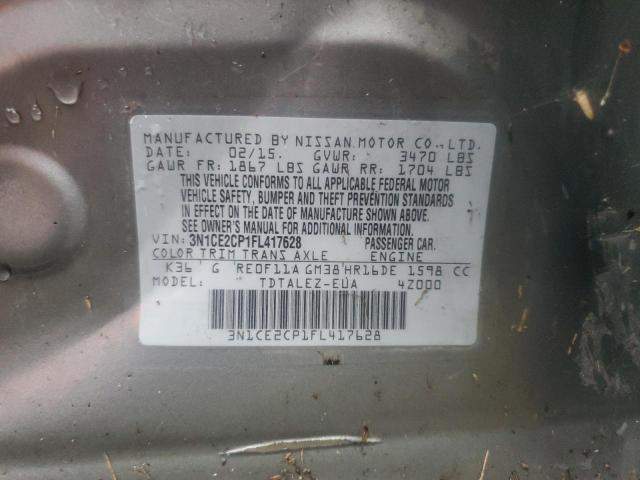 Photo 11 VIN: 3N1CE2CP1FL417628 - NISSAN VERSA NOTE 