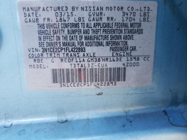 Photo 12 VIN: 3N1CE2CP1FL422893 - NISSAN VERSA 