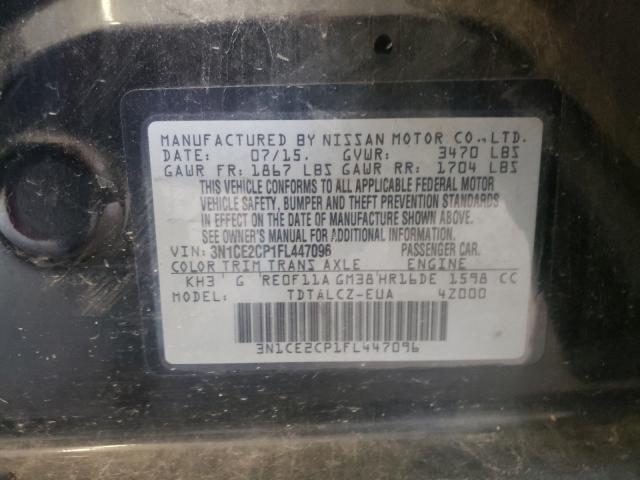 Photo 9 VIN: 3N1CE2CP1FL447096 - NISSAN VERSA NOTE 