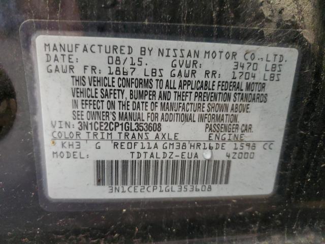 Photo 11 VIN: 3N1CE2CP1GL353608 - NISSAN VERSA NOTE 