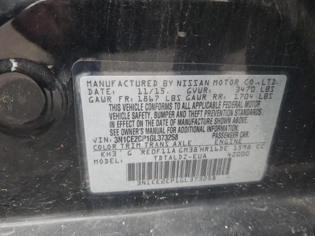 Photo 11 VIN: 3N1CE2CP1GL373258 - NISSAN VERSA NOTE 