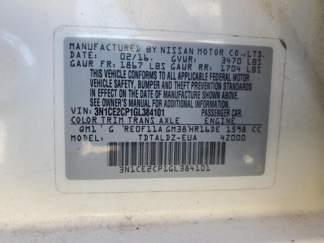 Photo 11 VIN: 3N1CE2CP1GL384101 - NISSAN VERSA NOTE 