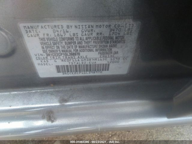 Photo 8 VIN: 3N1CE2CP1GL398970 - NISSAN VERSA NOTE 