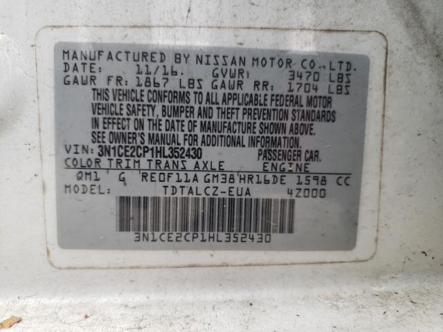 Photo 9 VIN: 3N1CE2CP1HL352430 - NISSAN VERSA NOTE 