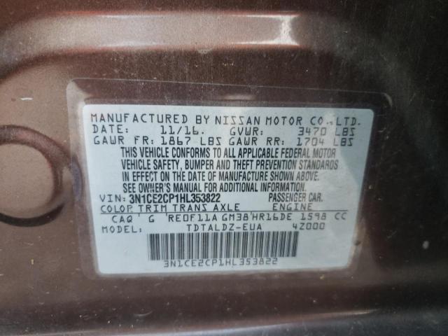 Photo 9 VIN: 3N1CE2CP1HL353822 - NISSAN VERSA NOTE 