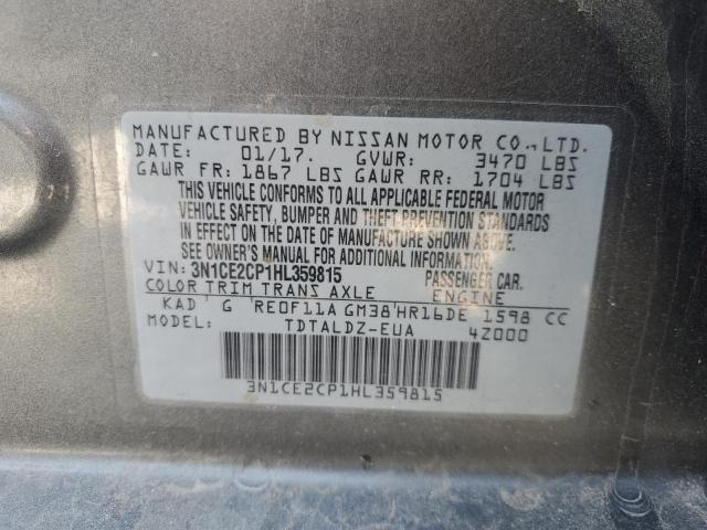 Photo 12 VIN: 3N1CE2CP1HL359815 - NISSAN VERSA NOTE 