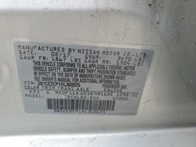 Photo 11 VIN: 3N1CE2CP1HL360625 - NISSAN VERSA NOTE 