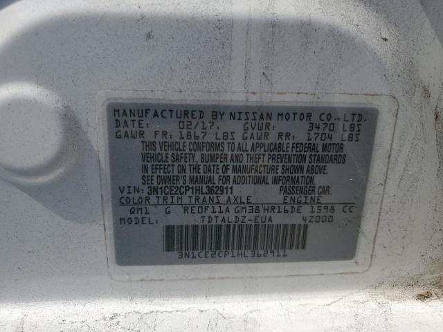 Photo 11 VIN: 3N1CE2CP1HL362911 - NISSAN VERSA NOTE 