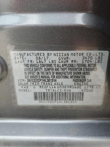 Photo 11 VIN: 3N1CE2CP1HL381314 - NISSAN VERSA 