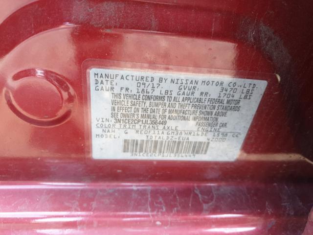 Photo 9 VIN: 3N1CE2CP1JL356449 - NISSAN VERSA NOTE 