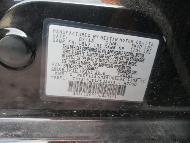 Photo 9 VIN: 3N1CE2CP1JL369671 - NISSAN VERSA NOTE 