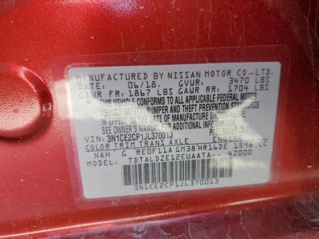 Photo 9 VIN: 3N1CE2CP1JL370013 - NISSAN VERSA NOTE 