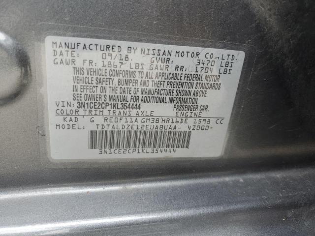 Photo 11 VIN: 3N1CE2CP1KL354444 - NISSAN VERSA 