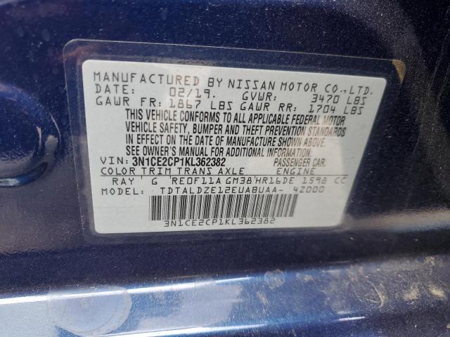 Photo 11 VIN: 3N1CE2CP1KL362382 - NISSAN VERSA NOTE 