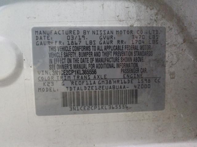 Photo 9 VIN: 3N1CE2CP1KL365556 - NISSAN VERSA NOTE 