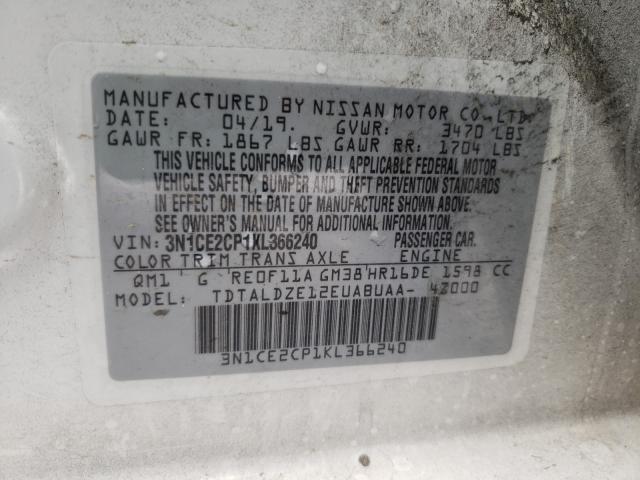 Photo 9 VIN: 3N1CE2CP1KL366240 - NISSAN VERSA NOTE 