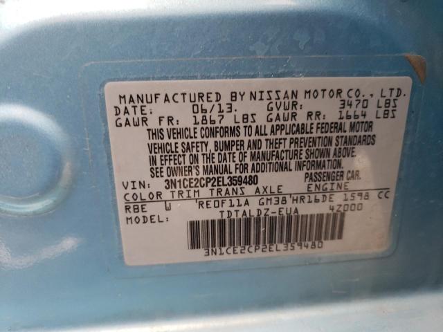 Photo 11 VIN: 3N1CE2CP2EL359480 - NISSAN VERSA NOTE 