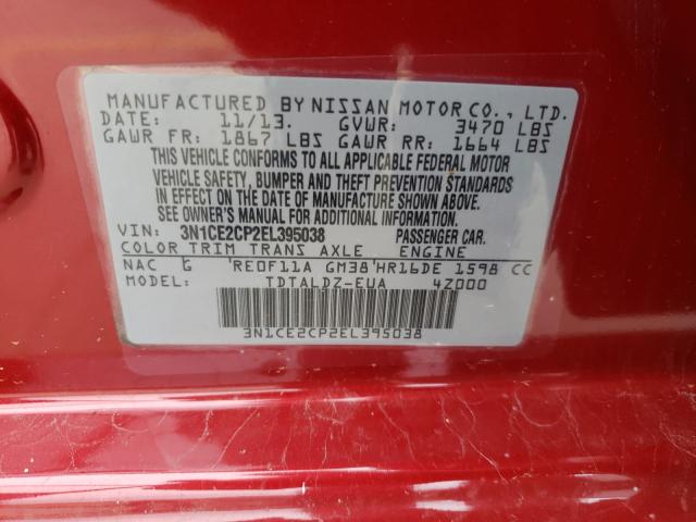 Photo 9 VIN: 3N1CE2CP2EL395038 - NISSAN VERSA NOTE 