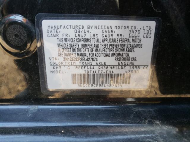 Photo 9 VIN: 3N1CE2CP2EL427874 - NISSAN VERSA NOTE 