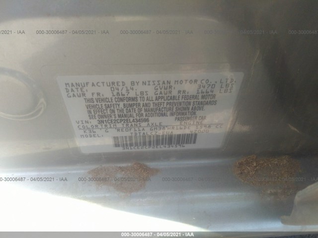 Photo 8 VIN: 3N1CE2CP2EL434596 - NISSAN VERSA NOTE 