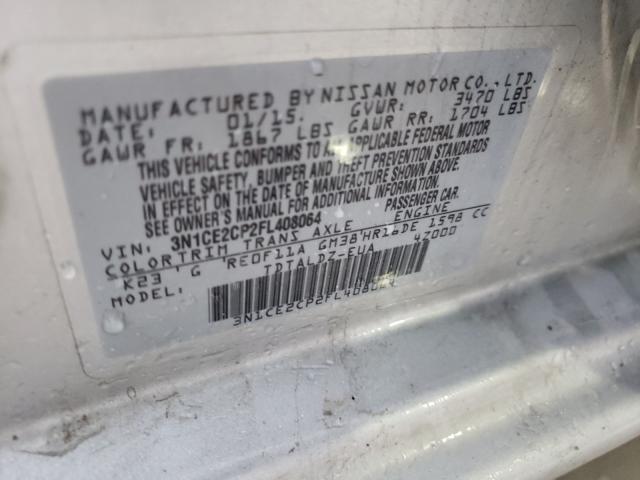 Photo 9 VIN: 3N1CE2CP2FL408064 - NISSAN VERSA NOTE 