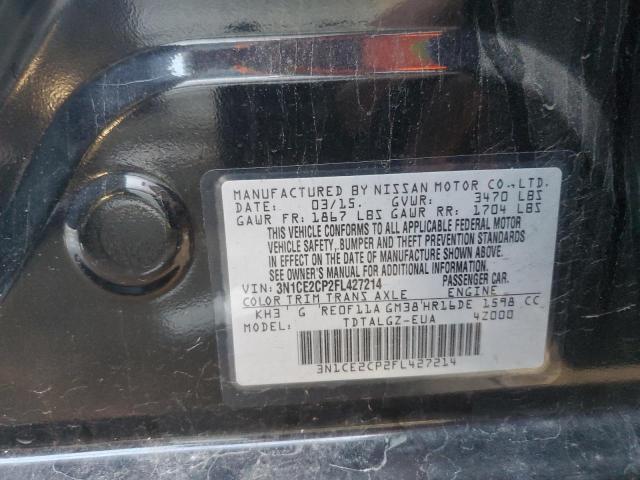 Photo 11 VIN: 3N1CE2CP2FL427214 - NISSAN VERSA NOTE 