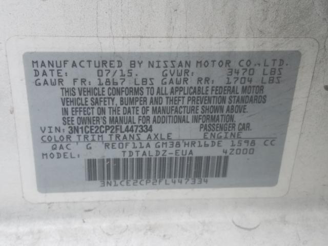 Photo 9 VIN: 3N1CE2CP2FL447334 - NISSAN VERSA NOTE 