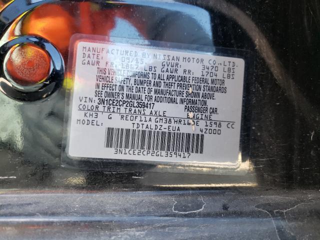 Photo 9 VIN: 3N1CE2CP2GL359417 - NISSAN VERSA NOTE 