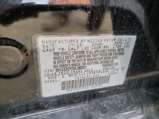 Photo 9 VIN: 3N1CE2CP2GL360521 - NISSAN VERSA NOTE 