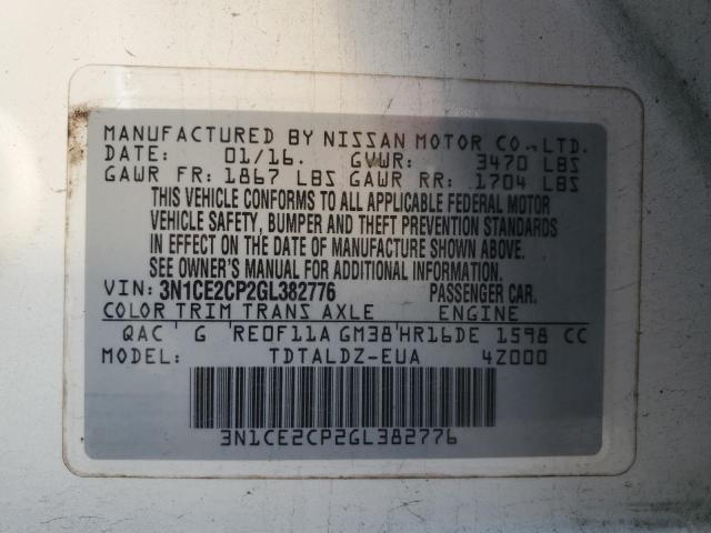 Photo 12 VIN: 3N1CE2CP2GL382776 - NISSAN VERSA NOTE 