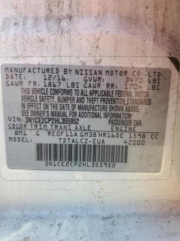 Photo 11 VIN: 3N1CE2CP2HL355952 - NISSAN VERSA 