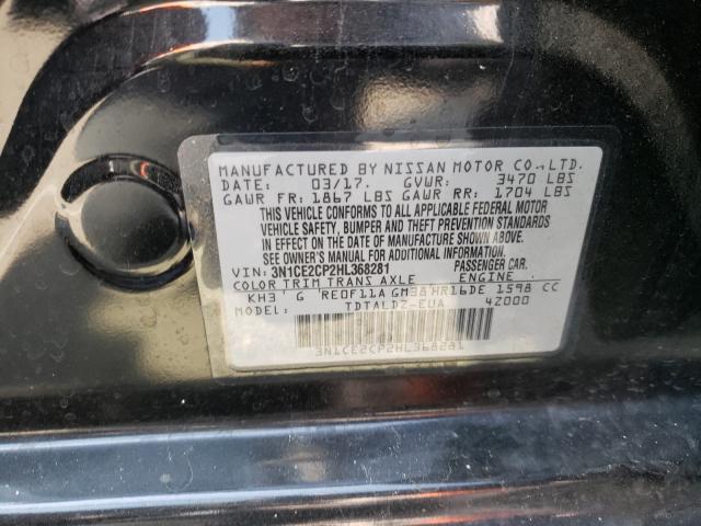 Photo 9 VIN: 3N1CE2CP2HL368281 - NISSAN VERSA 