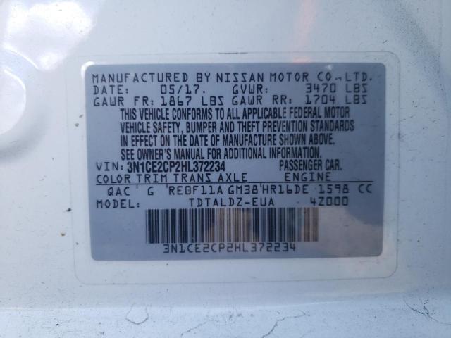 Photo 9 VIN: 3N1CE2CP2HL372234 - NISSAN VERSA NOTE 