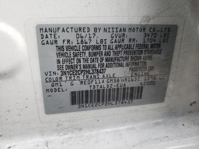 Photo 9 VIN: 3N1CE2CP2HL378437 - NISSAN VERSA NOTE 