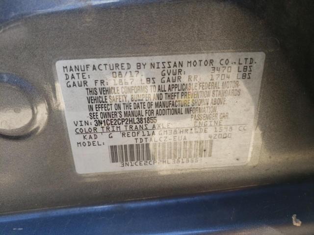 Photo 11 VIN: 3N1CE2CP2HL381855 - NISSAN VERSA NOTE 