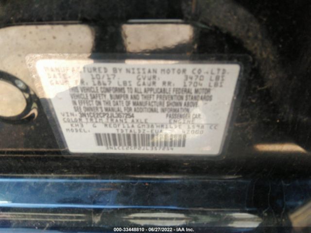 Photo 8 VIN: 3N1CE2CP2JL357254 - NISSAN VERSA NOTE 