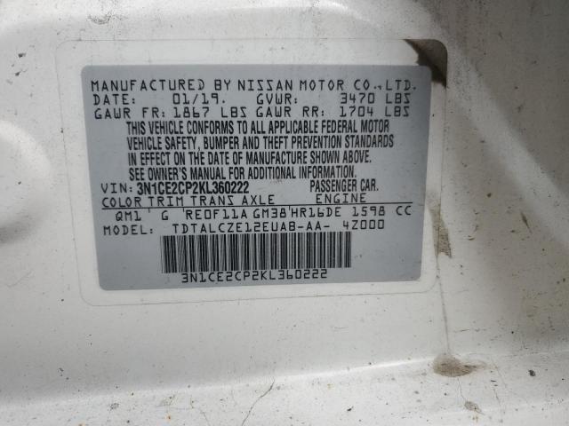 Photo 12 VIN: 3N1CE2CP2KL360222 - NISSAN VERSA NOTE 