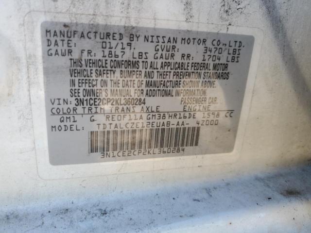 Photo 11 VIN: 3N1CE2CP2KL360284 - NISSAN VERSA 