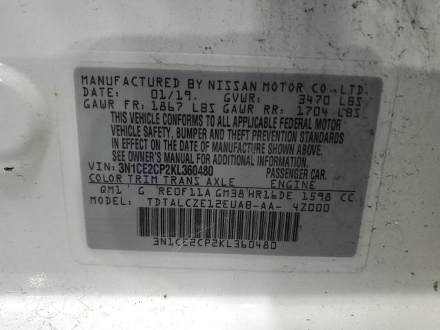 Photo 11 VIN: 3N1CE2CP2KL360480 - NISSAN VERSA NOTE 