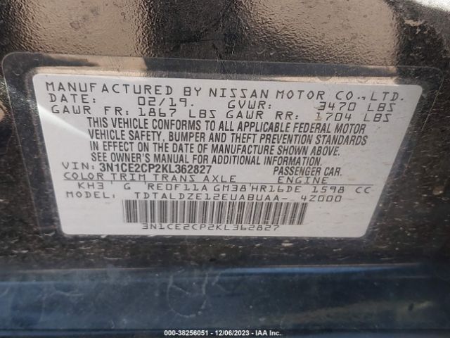 Photo 8 VIN: 3N1CE2CP2KL362827 - NISSAN VERSA NOTE 